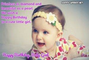 Birthday Wishes for Baby Girl Status Quotes 1