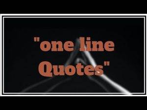 One Line Status Quotes