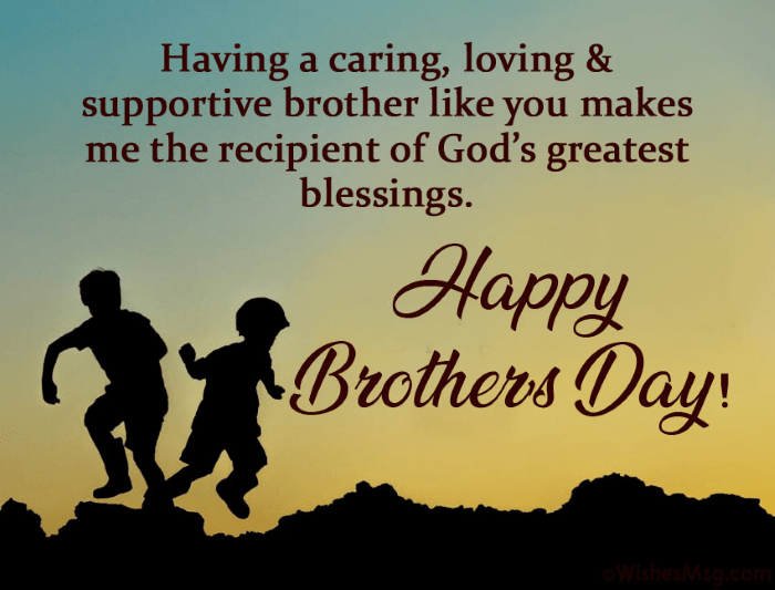 Brothers Day Wishes from Sister 2