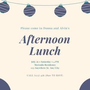Lunch Party Invitation Messages