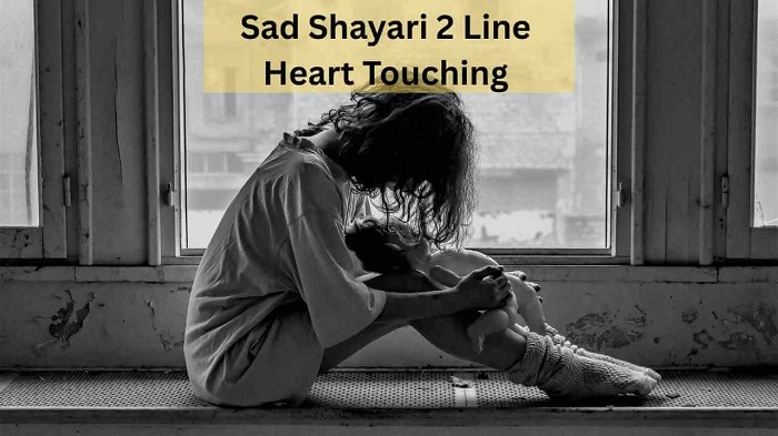 💔 2-Line Sad Shayari (Short but Painful)